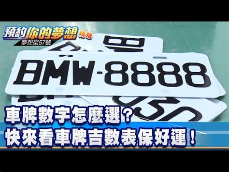 車牌英文吉凶